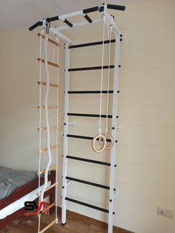 Монтаж шведской стенки Sv Sport в пеноблочные, газоблочные стены