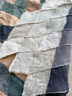 Покрывало меховое ковер из шкуры овчины