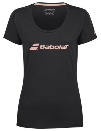 Женская теннисная футболка Babolat Exercise Tee Women - Black