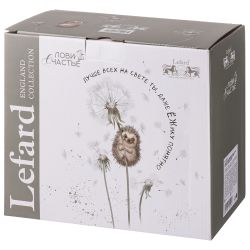 НАБОР ДЛЯ ЗАВТРАКА LEFARD "ЛОВИ СЧАСТЬЕ" 3ПР.: КРУЖКА 370МЛ, САЛАТНИК, ТАРЕЛКА 20,5СМ