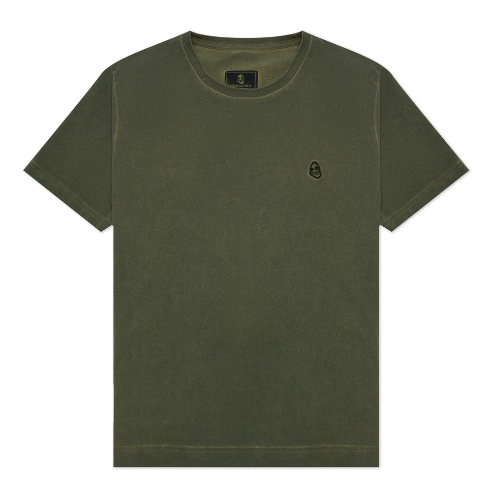 TSHRT Vintage Effect GMD Mititary Khaki