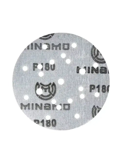 150мм P180 10шт. Шлифовальный абразивный круг для шлифовки под липучку Minamo Heavy Duty PF