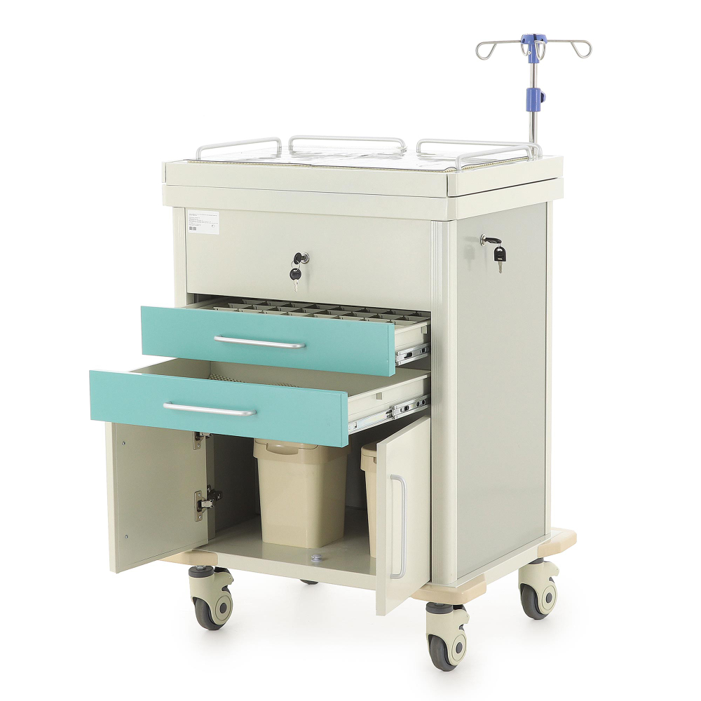 Тележка медицинская Med-Mos ЕТ016 ТМ-009АН-00 для экстренной помощи и реанимации