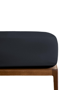 Простыня на резинке Zara Home сатин, хлопок 100%, однотонный, 1100/900