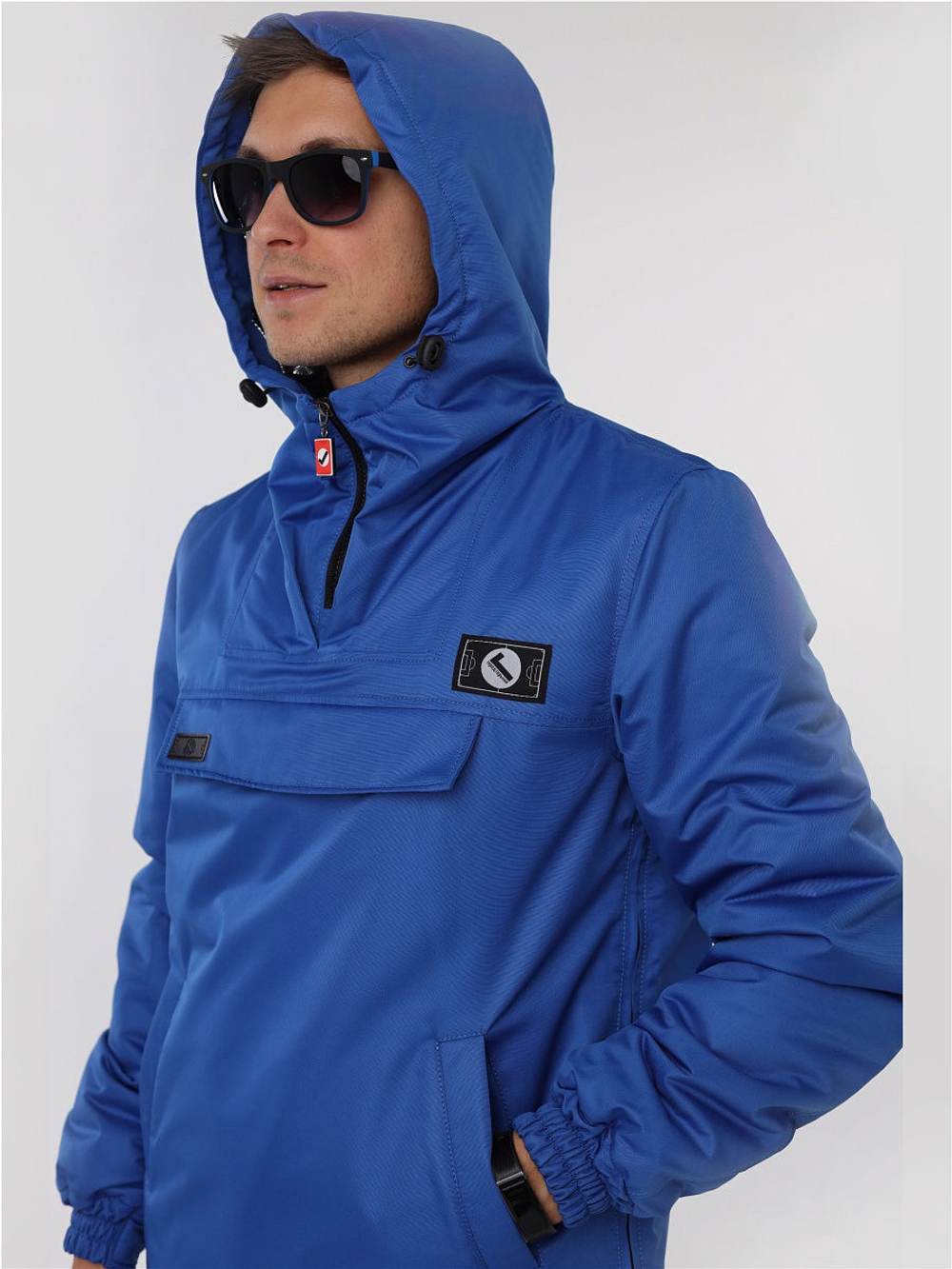 Анорак утепленный мужской Город Горький синий