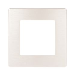 Рамка для розеток и выключателей ЭРА Серия 12 12-5101-15 на 1 пост, Сатин, перламутр