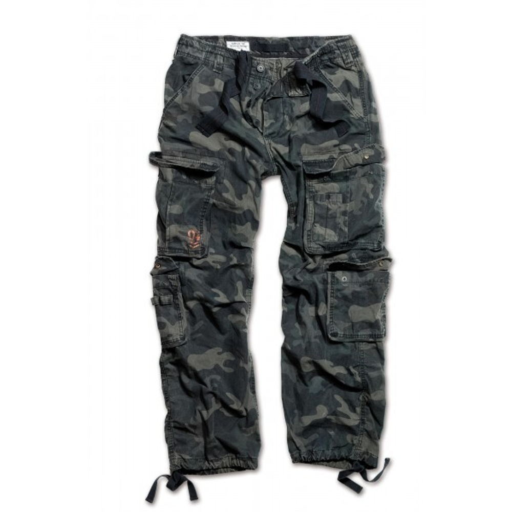 Брюки Surplus Airborn Vintage Trousers Black camo