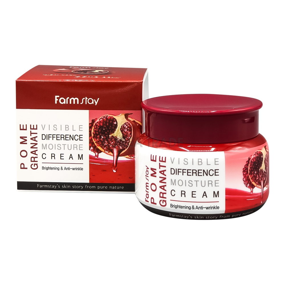 FarmStay. Антивозрастной крем для повышения упругости лица с экстрактом граната Visible Difference Moisture Cream Pomegranate
