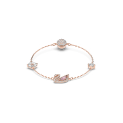 DAZZLING SWAN:BRACELET CZMO/ROS S