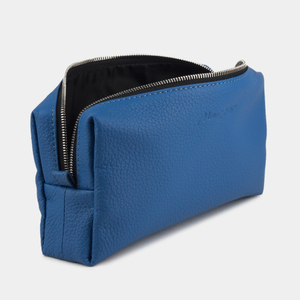 Несессер Briquette из кожи теленка, цвета синий королевский