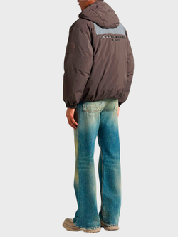 Пуховик Emporio Armani Milano Logo Nylon Jacket Verde Militare