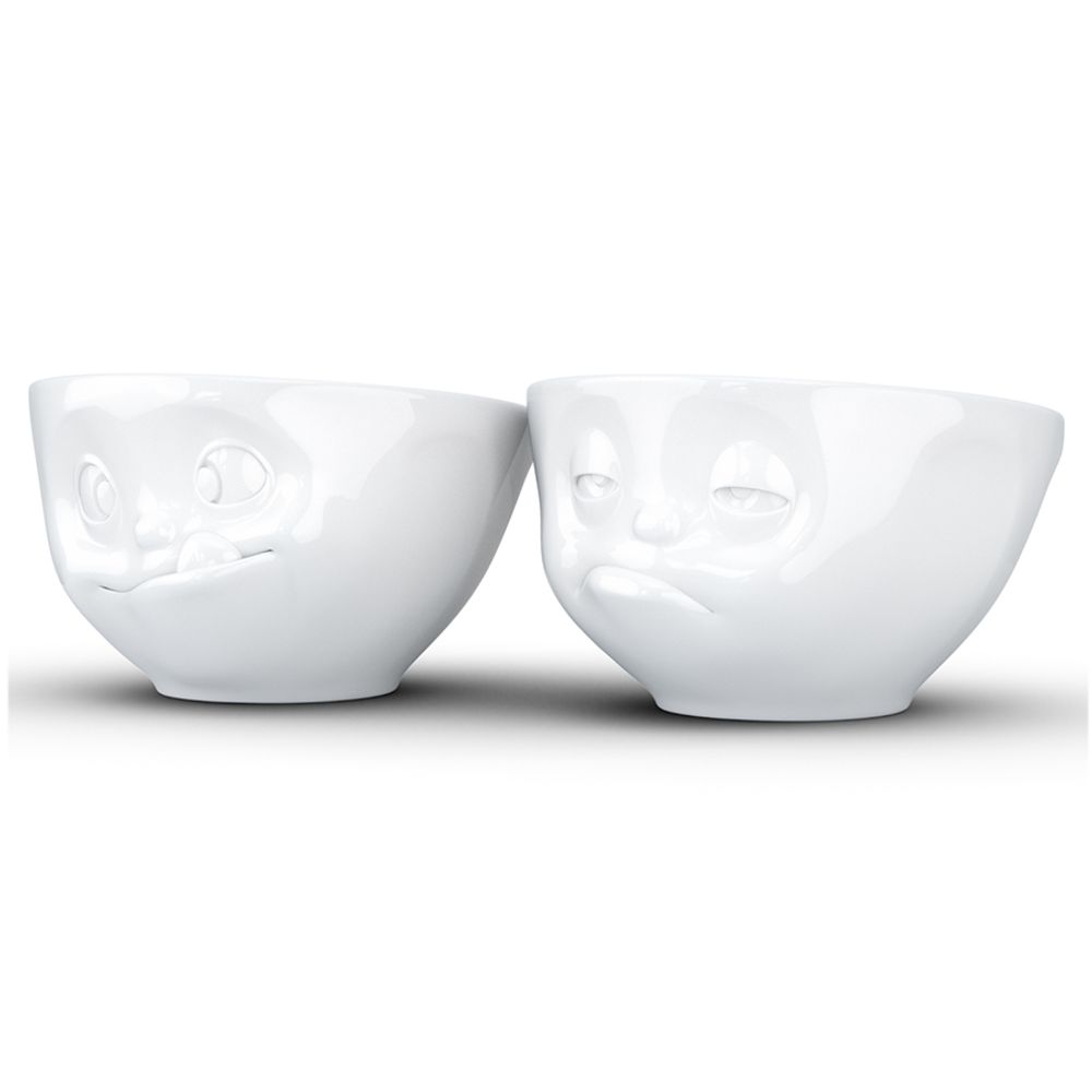 Набор чаш Snoozy & Tasty, 200 мл, белый, 2 шт.