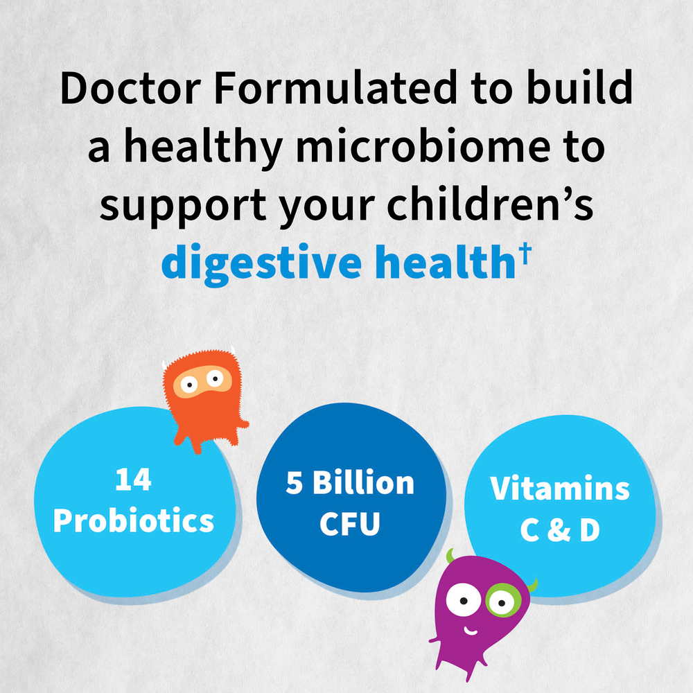 Garden of Life, Dr. Formulated Probiotics, органические жевательные таблетки для детей с пробиотиками и витаминами C и D, вкусный органический арбуз, 30 вкусных жевательных таблеток