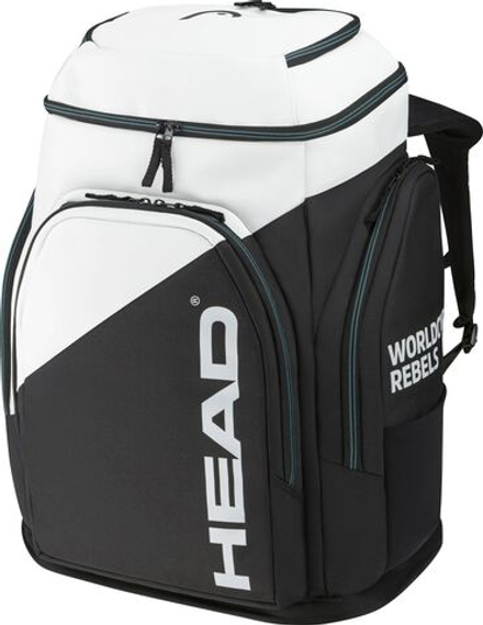 HEAD 24/25 большой тренировочный Racing рюкзак  383034 Rebels Racing Backpack L 90 литров black/white/speed blue