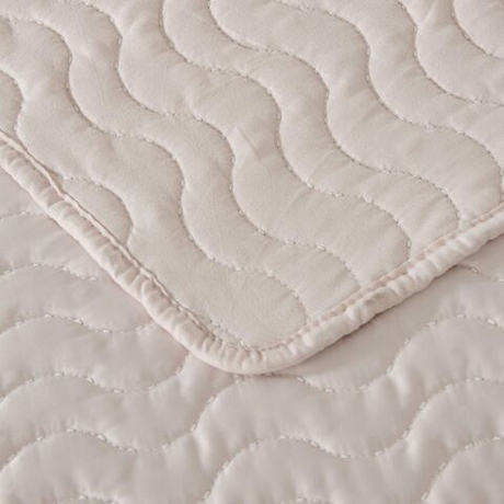 Покрывало 230x250 и 2 наволочки 50х70 Sofi De MarkO Саванна светло-розовое