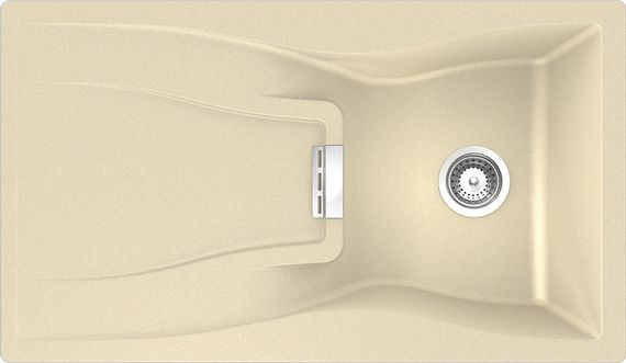 Мойка SCHOCK Waterfall 45D Cristadur (монтаж в один уровень со столешницей) аворио