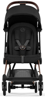Коляска Cybex Coya Rosegold Frame Aton B2 i-Size Dynamic Red Sepia Black с дождевиком и бампером