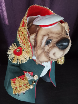 Авторская игрушка "Медведь-Кутузов"