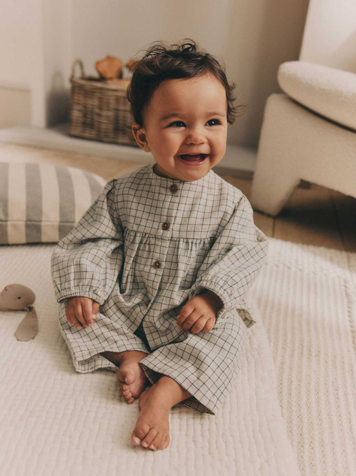 Блузка и брюки в комплекте для малышей Next E12-175, Белый