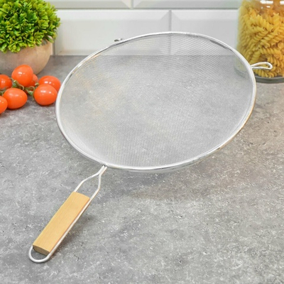 Сито 240мм нерж с деревянной ручкой