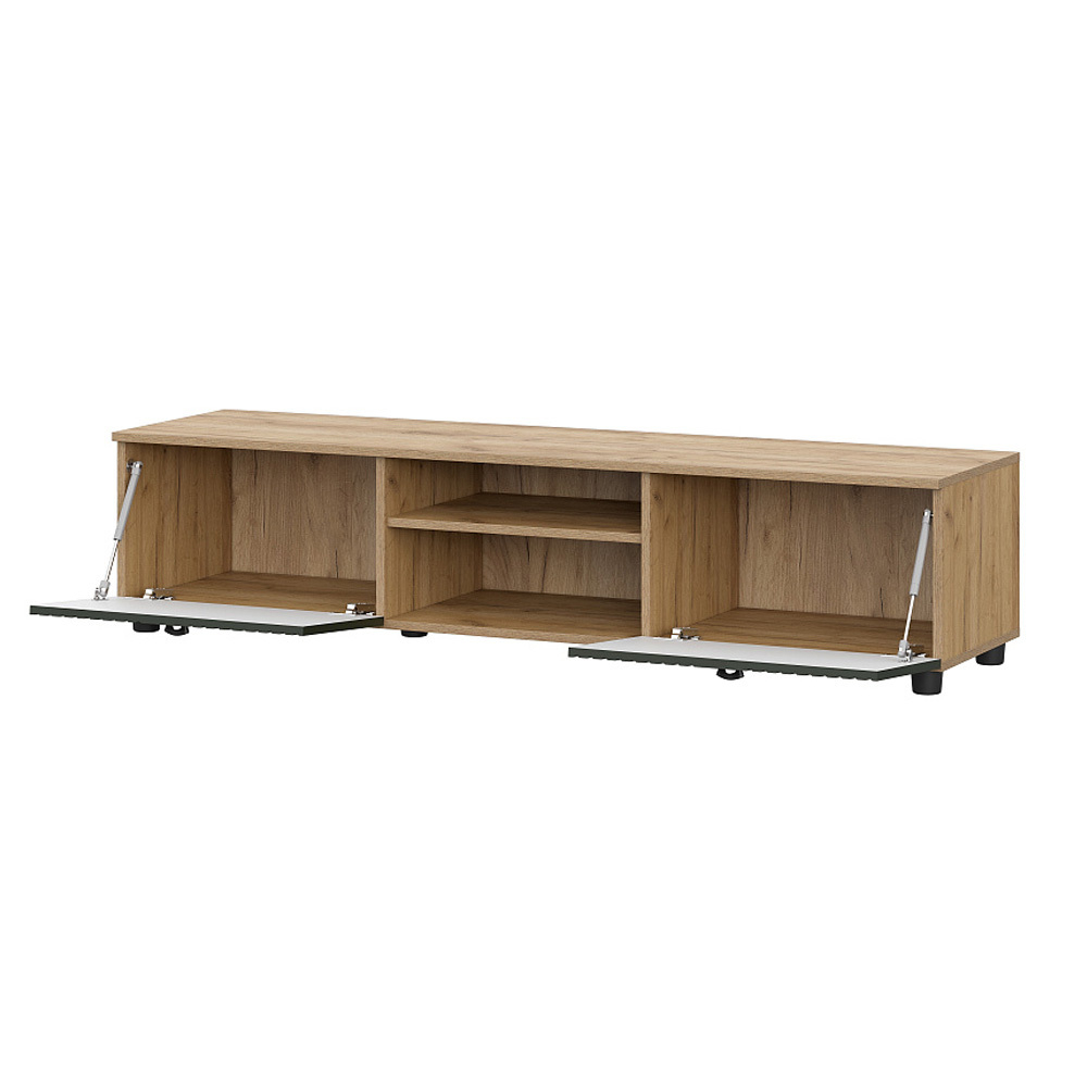 Тумба для ТВ Милан, Дуб золотой, Олива Софт