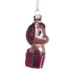 GAEM Украшение новогоднее "Лошадка", L3,5 W4 H10 см, 5в.
