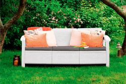 Комплект мебели Corfu Love Seat Max (3х мест.диван), белый