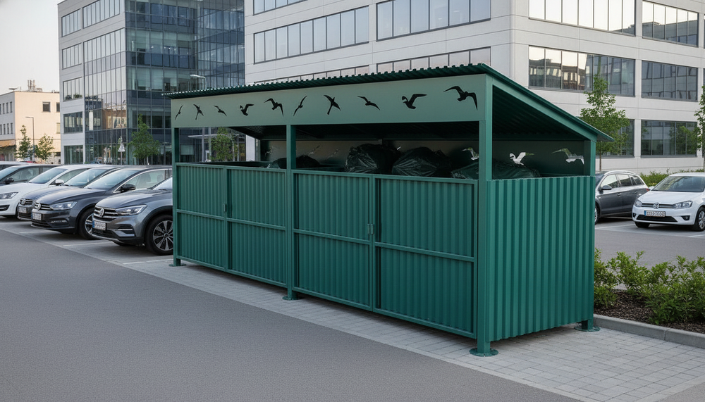 Контейнерная с воротами SK00118