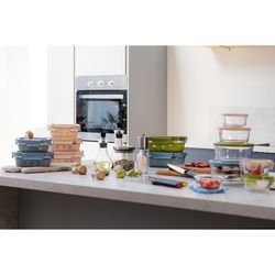 Контейнер для запекания, хранения и переноски продуктов в чехле, 1050 мл, бежевый