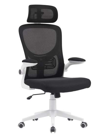 TopChairs Airone белый с черной сеткой