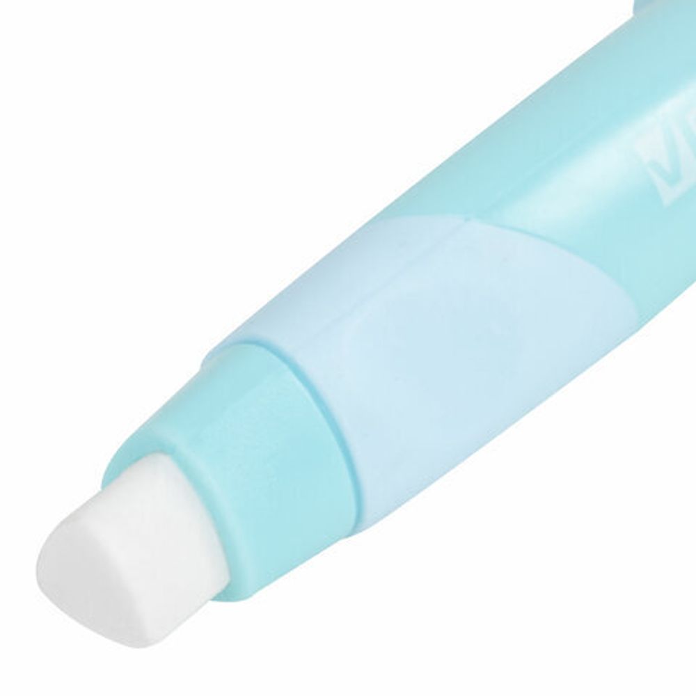 Ластики выдвижные BRAUBERG "REWIND", 2 ШТУКИ, 112х21х24 мм, белые, пастельные цвета корпуса, блистер, 272687