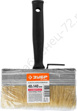 ЗУБР 4 х 14 см, светлая натуральная щетина, пластмассовый корпус, Макловица, ОПТИМА (01802-14)