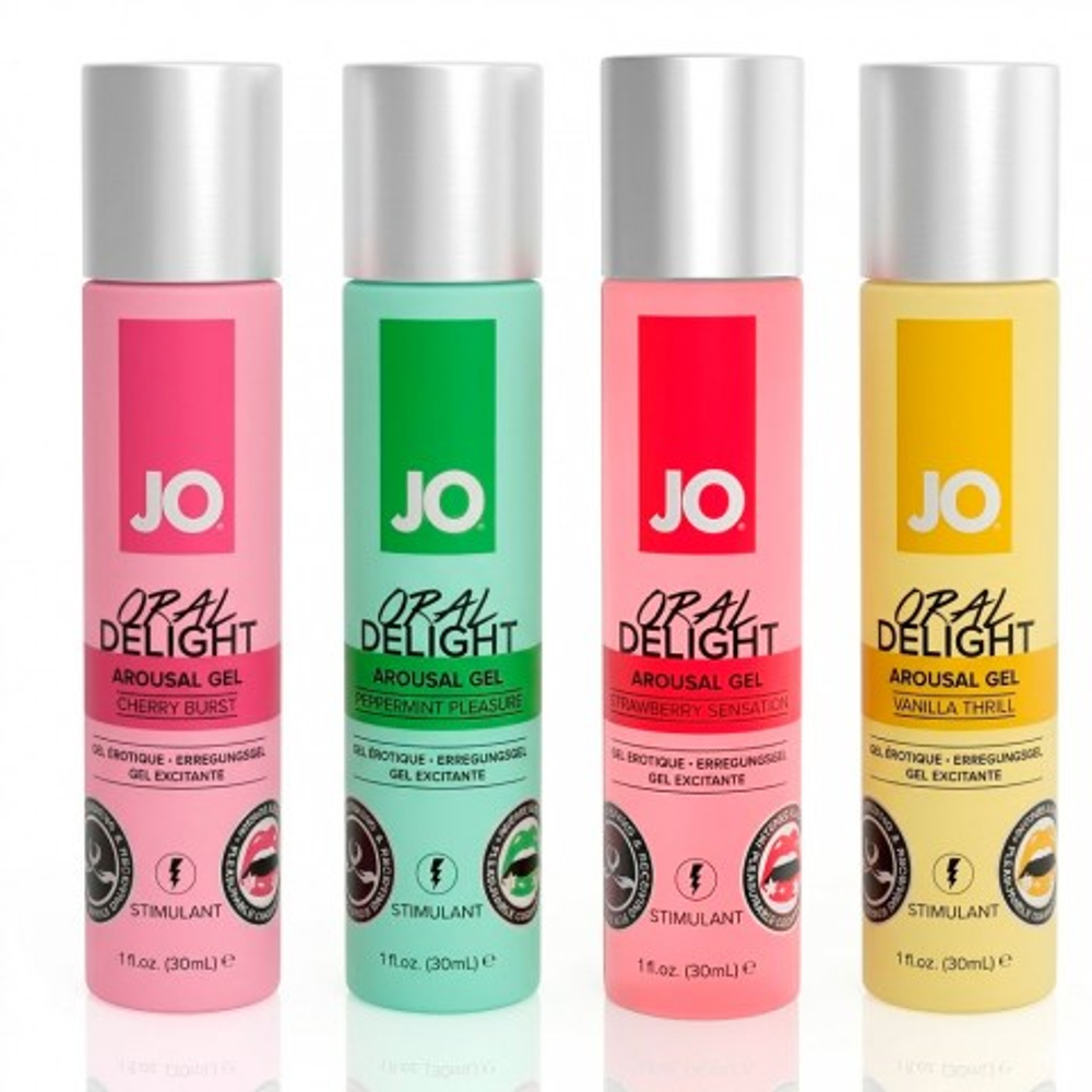 Стимулирующий гель для оральных ласк с десенсибилизацией Oral Delight Strawberry Sensation - 30 мл
