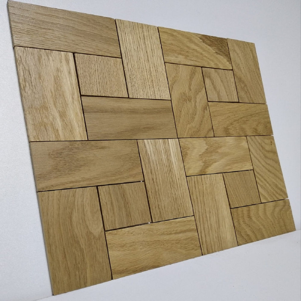 Деревянная мозаика для стен Wood Mosaic Дуб Паркет
