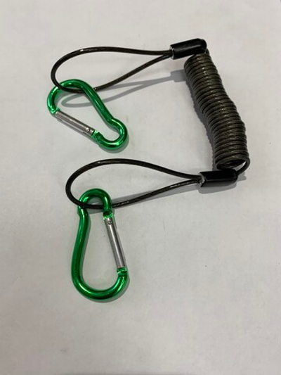 Трос страховочный серый для инструмента