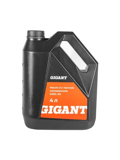 Масло 2-х тактное минеральное 4 л Gigant  GDEL-02