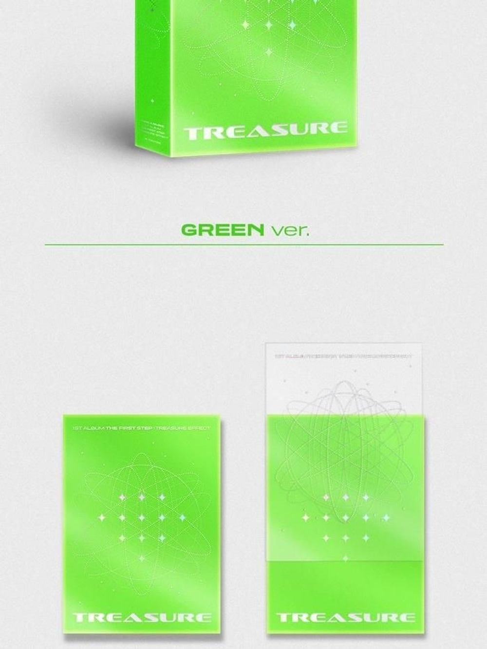 Альбом Treasure - The First Step : Treasure Effect 1st Album 3 Version SET