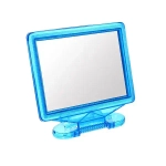 Зеркало настольное в пластиковой оправе «Выгодное» прямоугольник, подвесное 17*13,5см