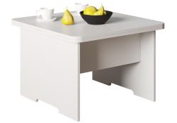 Стол-трансформер Престиж 72х72х49,7(144х72х71,8) белый