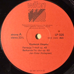 Шопен- Фантазия, Баркарола, Полонезы, Вальсы (Польша 1981г.)