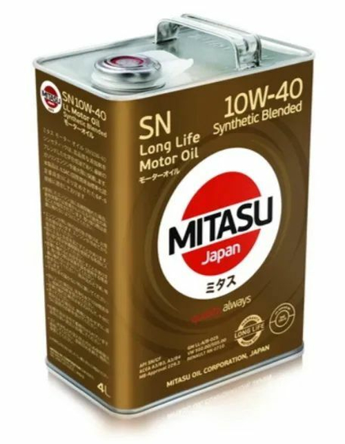 MITASU SN 10W40 4л п/синт.