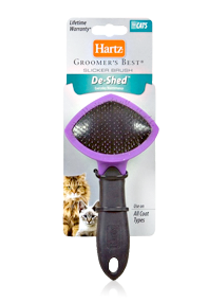 Щетка-пуходерка Hartz GB Slicker brush Cat для кошек