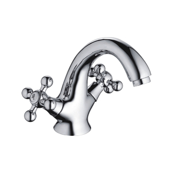 Смеситель для раковины 1/2 кер CN1019 CRON литой, ХРОМ