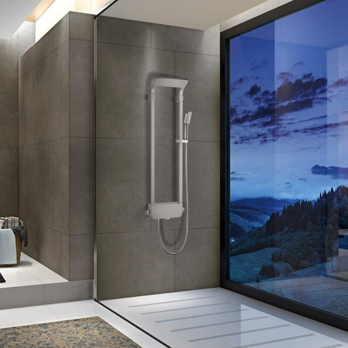 Душевая стойка Black&White Seasons 1040W0 Brushed Nickel