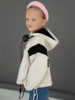 Худи для девочки с завязками в школу