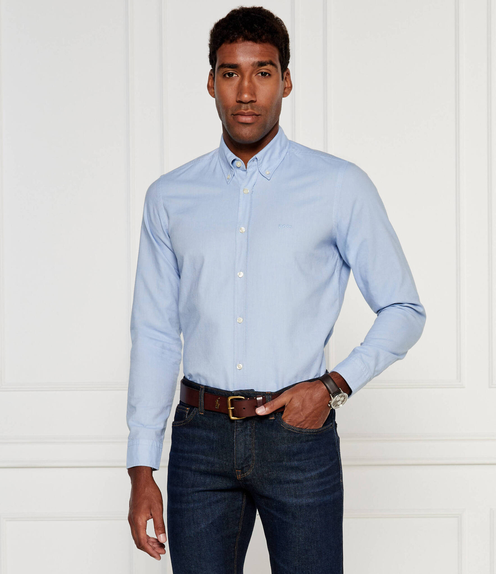 Рубашка BOSS ORANGE - голубой(50519707)