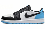 Кроссовки Jordan Air Jordan 1 Og "Black Blue Toe" (Женская размерная сетка)