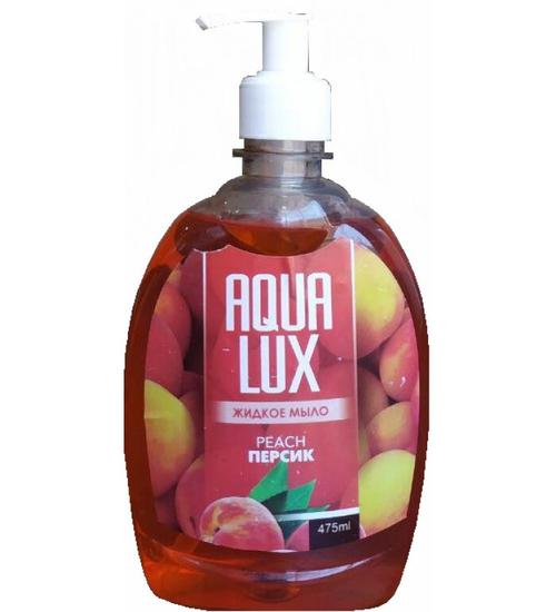 ЖИДКОЕ МЫЛО AQUA LUX ПЕРСИК 475МЛ