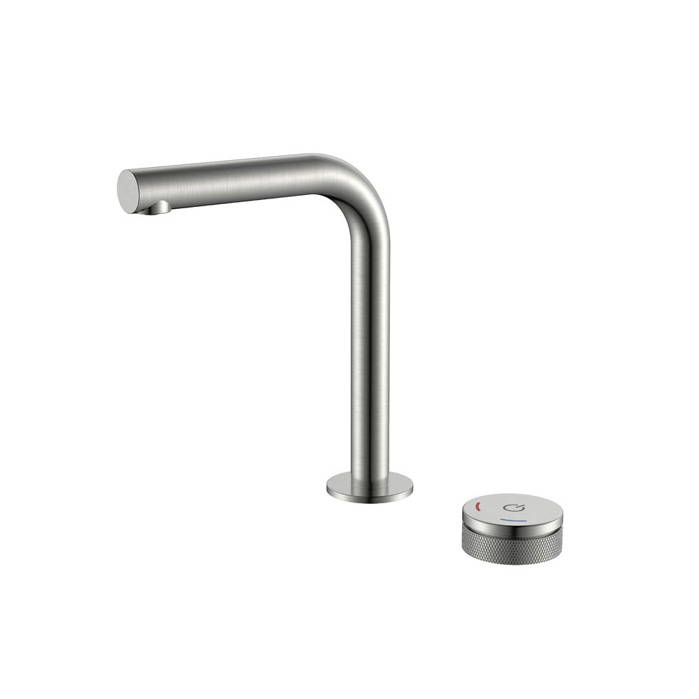 Boheme Смеситель автоматический для раковины на 2 отв. TECH Nikel Brush