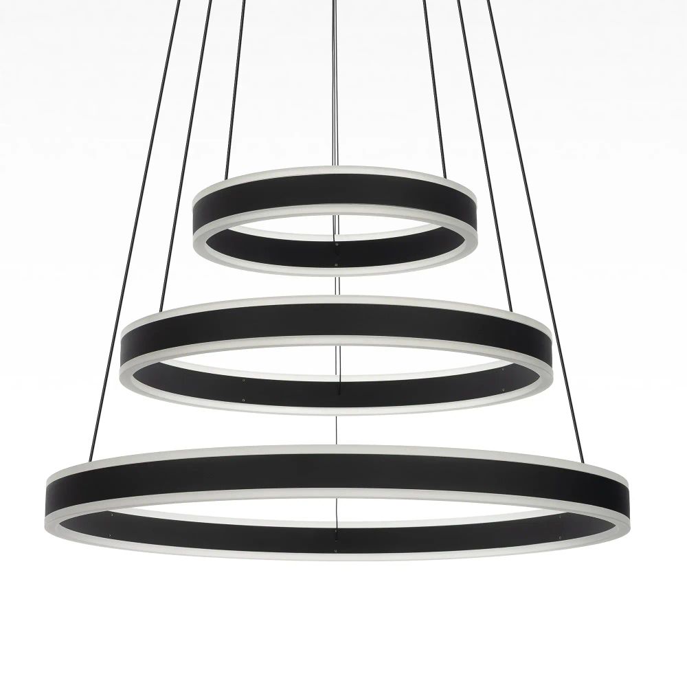 Citilux Дуэт CL719651 LED Люстра подвесная с пультом Чёрная